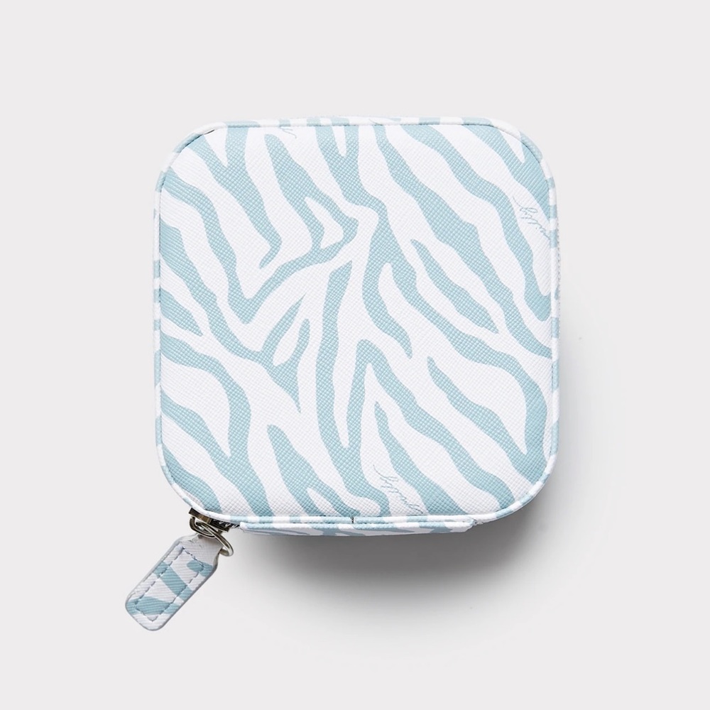 MILLY Travel Jewelry Box with hidden compartment & mirror. Stocking stuffer. NWT